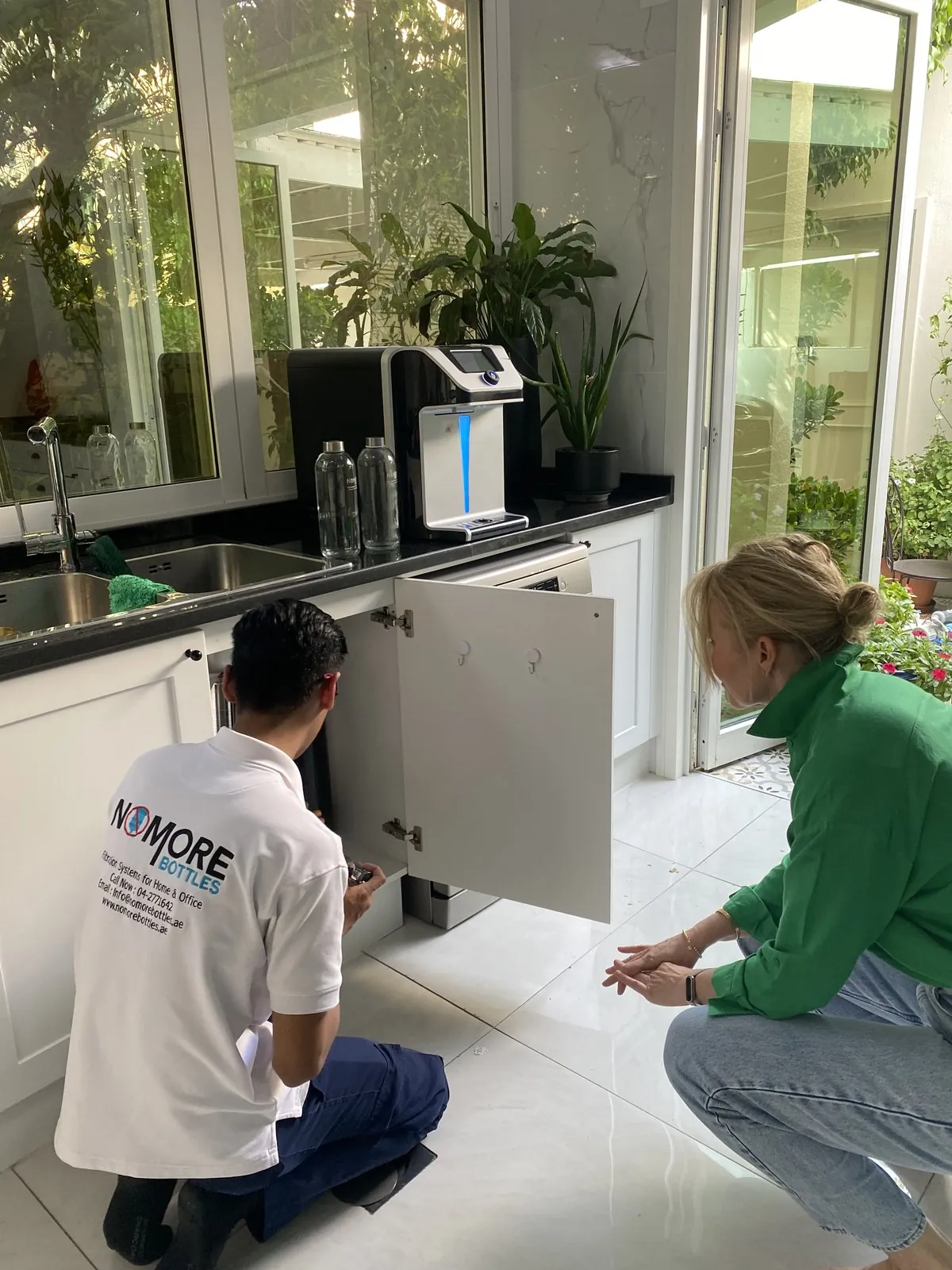 Under sink filtration